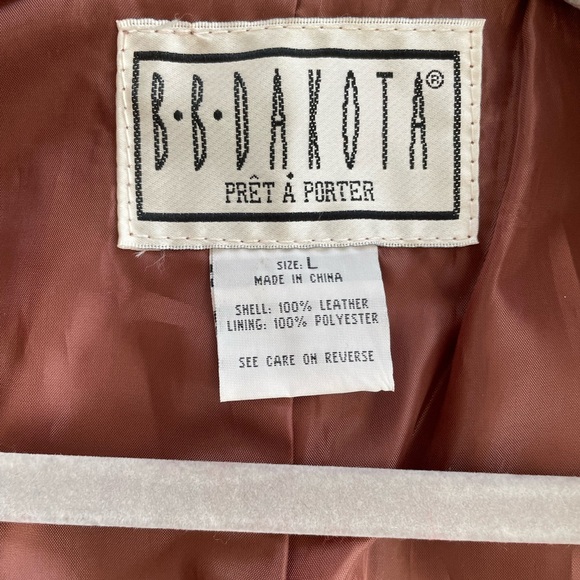 BB Dakota mauve rust genuine suede leather trench coat - Picture 4 of 8